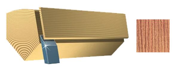 Rift Cut veneer cut diagram